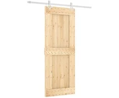 Slankios durys Natūrali ir Balta 80 x 210 cm