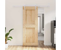 Slankios durys Natūrali ir Balta 80 x 210 cm