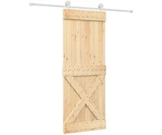 Slankios durys Natūrali ir Balta 80 x 210 cm