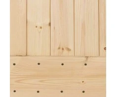 Slankios durys Natūrali ir Balta 80 x 210 cm