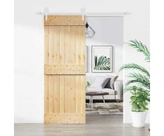 Slankios durys Natūrali ir Balta 80 x 210 cm