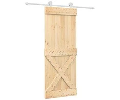 Slankios durys Natūrali ir Balta 80 x 210 cm