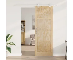 Slankios durys Natūrali ir Balta 83 x 232 cm