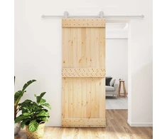 Slankios durys Natūrali ir Balta 85 x 210 cm