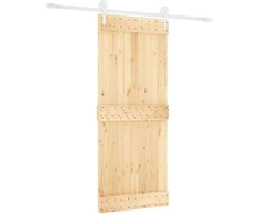 Slankios durys Natūrali ir Balta 85 x 210 cm