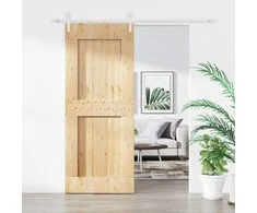 Slankios durys Natūrali ir Balta 85 x 210 cm
