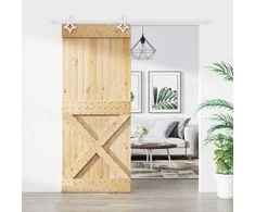Slankios durys Natūrali ir Balta 85 x 210 cm