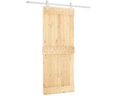Slankios durys Natūrali ir Balta 85 x 210 cm