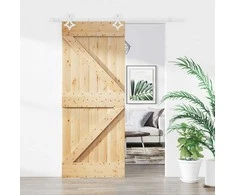 Slankios durys Natūrali ir Balta 85 x 210 cm
