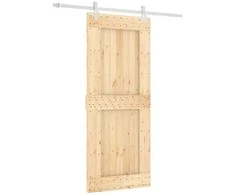 Slankios durys Natūrali ir Balta 85 x 210 cm