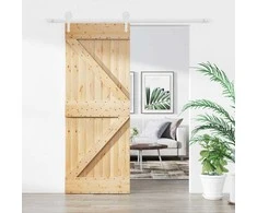 Slankios durys Natūrali ir Balta 85 x 210 cm