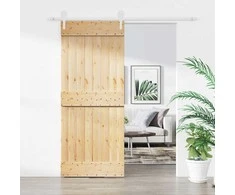 Slankios durys Natūrali ir Balta 85 x 210 cm