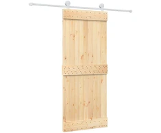 Slankios durys Natūrali ir Balta 85 x 210 cm