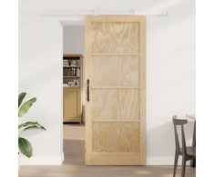 Slankios durys Natūrali ir Balta 86 x 211 cm