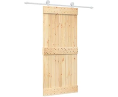 Slankios durys Natūrali ir Balta 90 x 210 cm