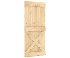 Slankios durys Natūrali ir Balta 90 x 210 cm