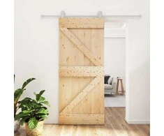 Slankios durys Natūrali ir Balta 90 x 210 cm