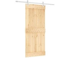 Slankios durys Natūrali ir Balta 90 x 210 cm