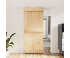 Slankios durys Natūrali ir Balta 90 x 210 cm
