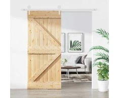 Slankios durys Natūrali ir Balta 90 x 210 cm