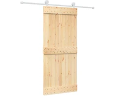 Slankios durys Natūrali ir Balta 90 x 210 cm