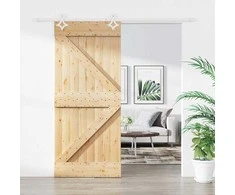 Slankios durys Natūrali ir Balta 90 x 210 cm