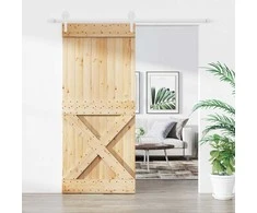 Slankios durys Natūrali ir Balta 90 x 210 cm