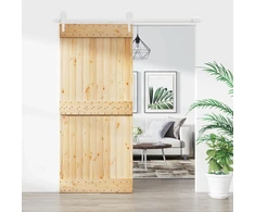Slankios durys Natūrali ir Balta 90 x 210 cm