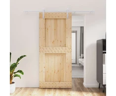 Slankios durys Natūrali ir Balta 90 x 210 cm