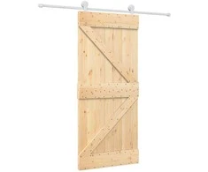 Slankios durys Natūrali ir Balta 90 x 210 cm