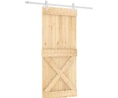 Slankios durys Natūrali ir Balta 90 x 210 cm
