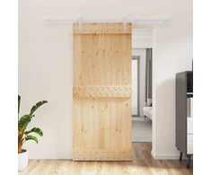 Slankios durys Natūrali ir Balta 90 x 210 cm
