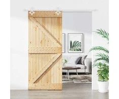 Slankios durys Natūrali ir Balta 90 x 210 cm