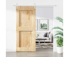 Slankios durys Natūrali ir Balta 90 x 210 cm