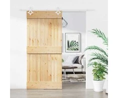 Slankios durys Natūrali ir Balta 95 x 210 cm