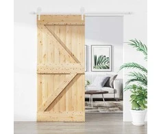 Slankios durys Natūrali ir Balta 95 x 210 cm