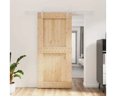 Slankios durys Natūrali ir Balta 95 x 210 cm
