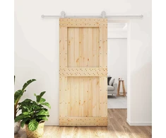 Slankios durys Natūrali ir Balta 95 x 210 cm