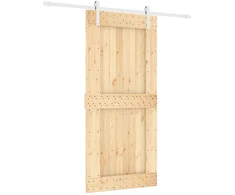 Slankios durys Natūrali ir Balta 95 x 210 cm