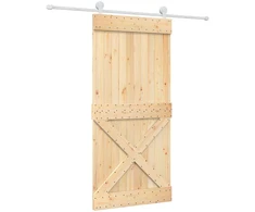 Slankios durys Natūrali ir Balta 95 x 210 cm