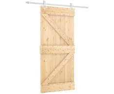 Slankios durys Natūrali ir Balta 95 x 210 cm