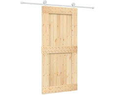 Slankios durys Natūrali ir Balta 95 x 210 cm