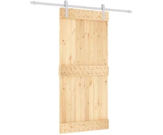 Slankios durys Natūrali ir Balta 95 x 210 cm