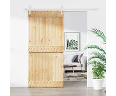 Slankios durys Natūrali ir Balta 95 x 210 cm