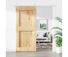 Slankios durys Natūrali ir Balta 95 x 210 cm