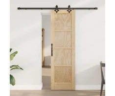 Slankios durys Natūrali ir juoda 61 x 198,5 cm