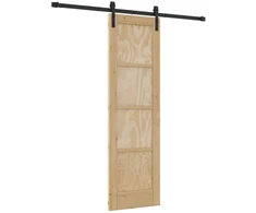 Slankios durys Natūrali ir juoda 61 x 198,5 cm
