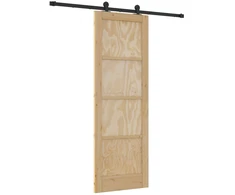 Slankios durys Natūrali ir juoda 73,5 x 211 cm