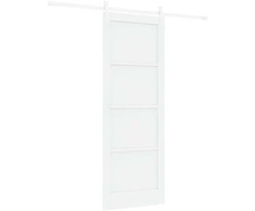 Slankios durys ORKDAL 78 x 211 cm Apdirbta mediena Balta