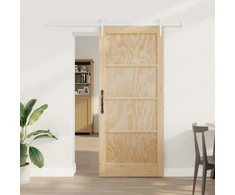 Slankios durys ORKDAL 86 x 198,5 cm Pušies medienos masyvas